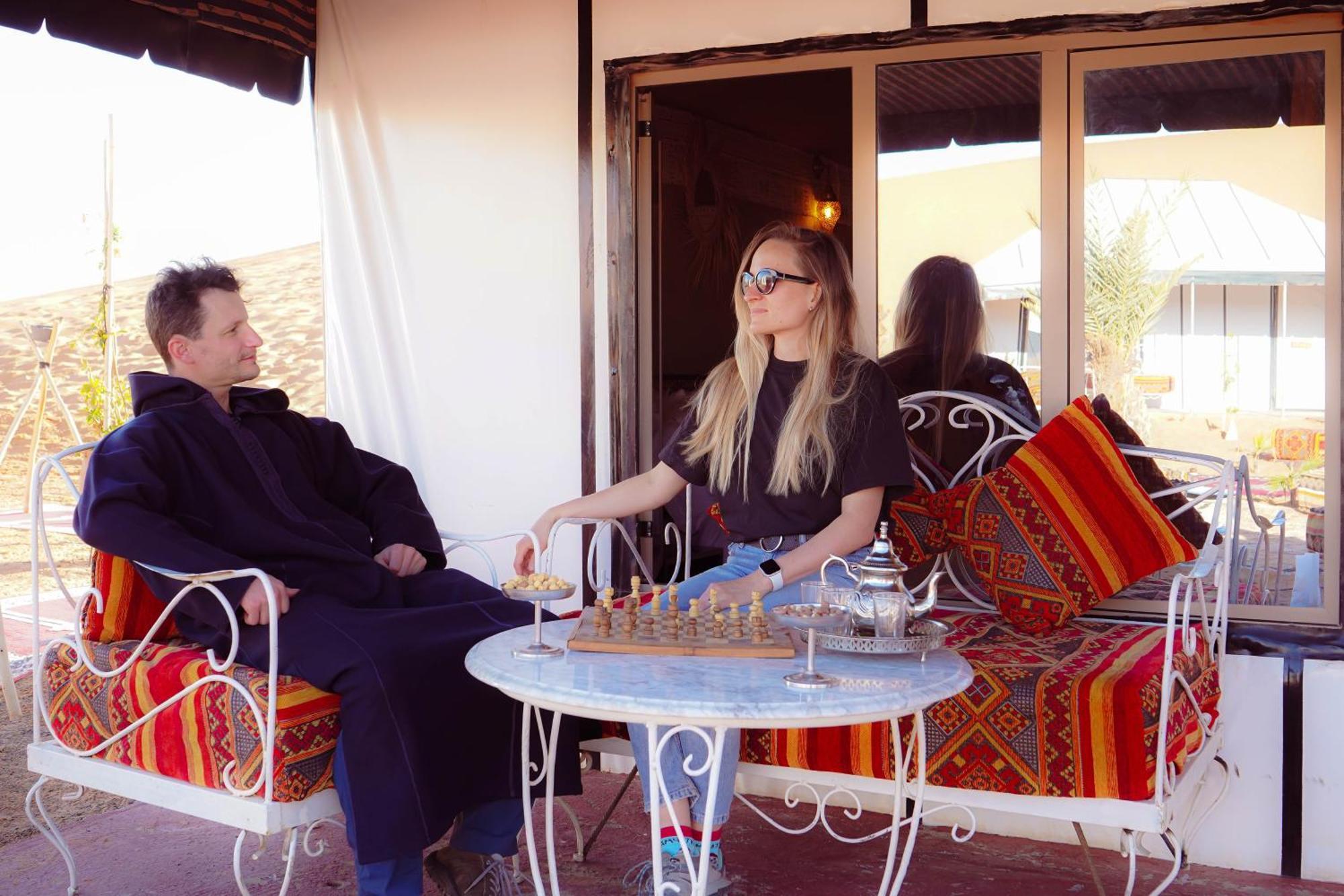 Nizar Luxury Tent Мерзуга Экстерьер фото